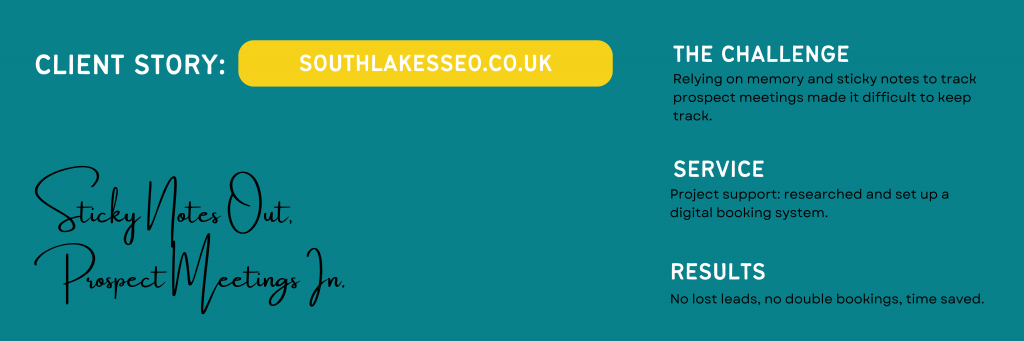 M&M Business Support Case Study: South Lakes SEO