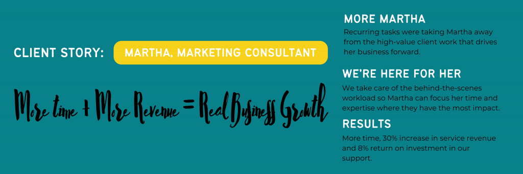 M&M Business Support Case Study: Martha